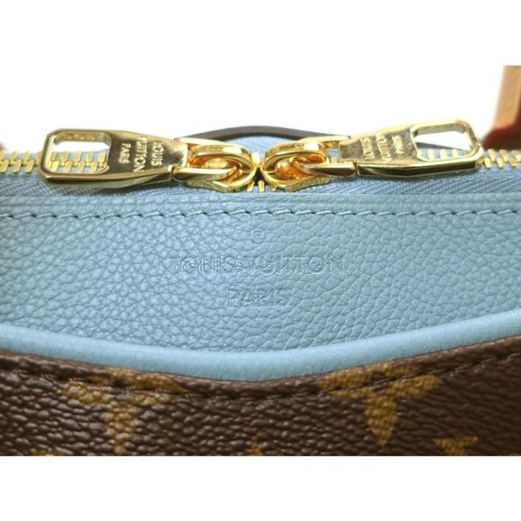 Louis Vuitton Pallas Monogram Shoulder Bag Blue Ciel - Picture 14 of 16